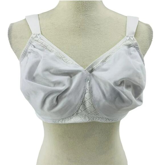 Glamorise MagicLift Seamless Support T Shirt Bra White 36F - Picture 2 of 10